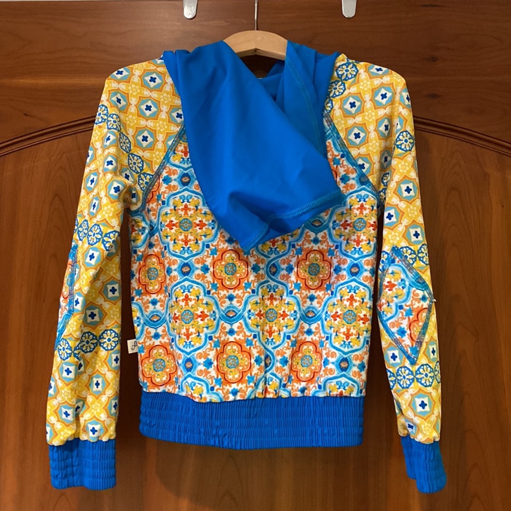 🤩 Floatimini - Hooded Zip-up Rash Guard, Sun Protection - Picture 5 of 7